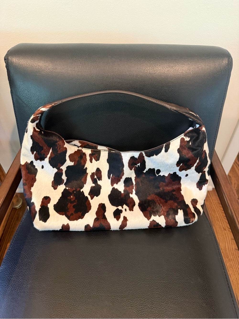 Madewell Cowhide Shoulder Bag in White and Brown - Picture 7 of 10